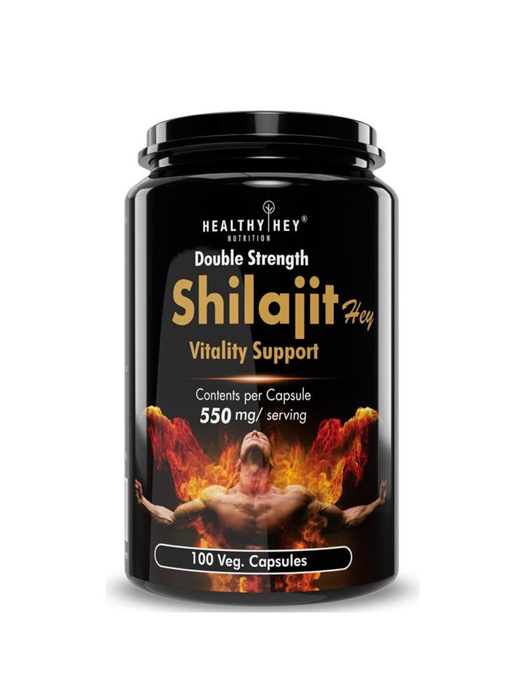 HealthyHey Nutrition Shilajit - Veg Capsules-image-2